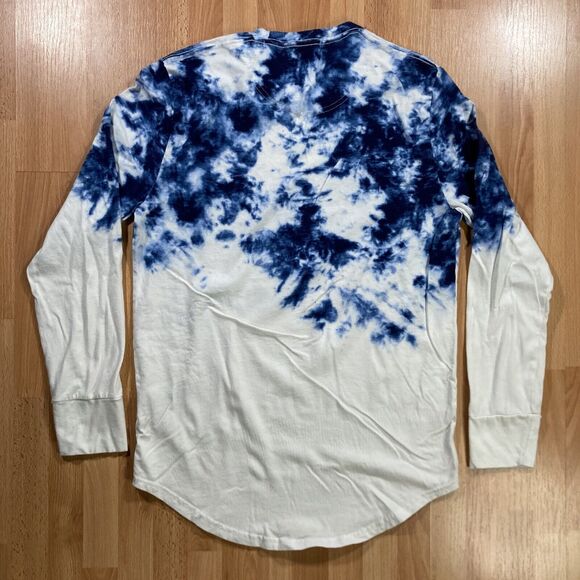 Hollister Long Sleeved TeeShirt (Men’s Size S) • Blue & White tie dye • Cotton - Picture 5 of 5